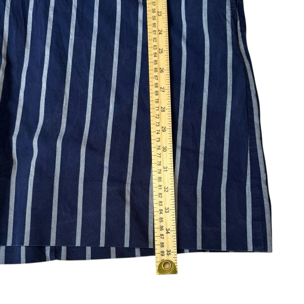Tommy‎ Bahama Navy White Vista Stripe Flutter Sleeve Dress Size Medium - Picture 11 of 13